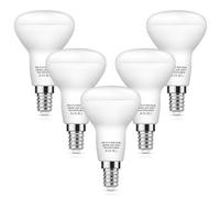EvaStary Ampoule Spot LED E14 R50 Blanc Chaud 3000K, 5W Équivalent Halogène 40W, Ampoules LED Réflecteur R50, Culot E14 Lumière 120 Degrés, Non Dimmable, Lot de 5