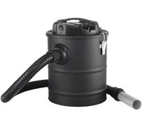 EVATRONIC - Aspirateur de Cendres Chaudes pour cheminées, poeles, Inserts et barbecues - 18 L, 800 W, Triple système de Filtration HEPA H13, Tuyau avec Embout métallique de 80 cm, Compatible pellets