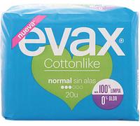 Evax Cotonlike Compresas Normal Sin Alas 20 Uds