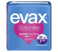 EVAX Cottonlike Lot de 16 compresses normales avec ailettes
