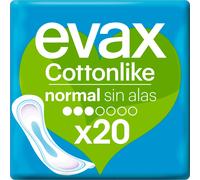 Evax Cottonlike normal pad sans ailes 20 pcs