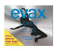 EVAX Liberty nuit Serviettes hygiéniques Normal avec ailes - Lot de 9