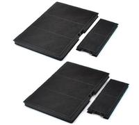 EVAYP Lot de 2 filtres à Charbon Actif Compatibles avec 11018700 Bosch DWZ0AK0A0 11021284 Siemens LZ10AKT00 Neff Z51AIA0X0 Z51AIT0X0 Constructa Gaggenau 17000965 Hottes de cuisine, hottes aspirantes
