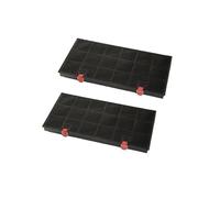 EVAYP Lot de 2 filtres à charbon actif pour hottes de cuisine AEG Electrolux 9029793669 Bauknecht DKF24 Elica CFC0141729 Zanussi KLF60/80 Typ150 Siemens LZ33900 Whirlpool 484000008580 Bosch 00460450