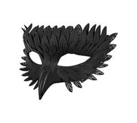 EVBOTGEE Élégant masque d'oiseau avec aspect plume pour bal masqué | Masque de déguisement pour Halloween, style Venise, accessoire léger en polyuréthane avec structure pour fêtes