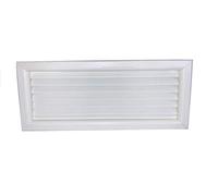 Evco Grille de reprise pour canalisations d’Air Chaud ou Froid/Diffuseur d’Air - Blanc