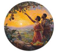 Ève, Adam et Le Jardin d'Éden Puzzles pour Adultes 1000pcs (67.5x67.5cm),Jeux De Défi