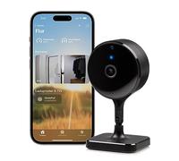 Eve Cam - Caméra intérieure Intelligente, résolution 1080p, Wi-FI, confidentialité absolue, HomeKit Secure Video, Notifications iPhone, Micro et Haut-Parleur, Vision Nocturne, Installation Flexible