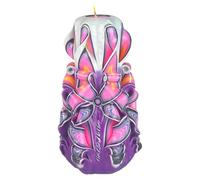 EVE CANDLES Bougie design faite à la main, décorative et inodore Ø8 x h18 cm, combustion longue de 66h, mèches en coton sans fumée. Parfaite pour la décoration intérieure et comme cadeau polyvalent