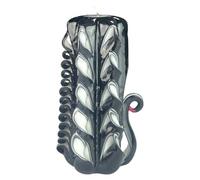 EVE CANDLES Bougie design faite à la main, décorative et sans odeur Ø9.5 x h22 cm, combustion longue de 126h, mèches en coton sans fumée. Idéale pour la décoration intérieure et comme cadeau