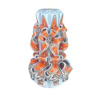 EVE CANDLES Bougie design faite à la main, décorative et sans odeur Ø9.5 x h22 cm, combustion longue de 126h, mèches en coton sans fumée. Idéale pour la décoration intérieure et comme cadeau