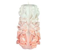 EVE CANDLES Bougie design faite à la main, décorative et sans odeur Ø9.5 x h22 cm, combustion longue de 126h, mèches en coton sans fumée. Idéale pour la décoration intérieure et comme cadeau