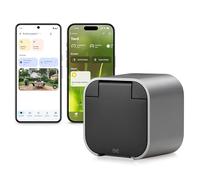 Eve Energy Outdoor (matière) : prise extérieure intelligente, prise de pièce humide, IP44, montage en surface, mesure de la consommation, nécessite un routeur à bordure filetée, fonctionne avec Alexa