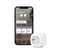 Eve Energy - Prise Intelligente avec Compteur de consommation, programmes intégrés, contrôle Vocal, sans passerelle requise, Compatible Apple HomeKit, Bluetooth, Thread