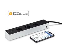 Eve Energy Strip - Triple bandeau de prises intelligent, mesure la consommation électrique, économie d'énergie, intégré