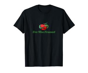 Eve était Encadrée Snake and Apple T-Shirt