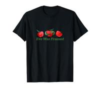 Eve était Encadrée Snake and Apple T-Shirt Graphique avec Valeur
