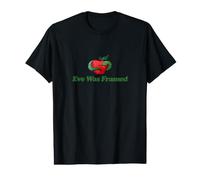Eve était Encadrée Snake and Apple T-Shirt Graphique avec Valeur