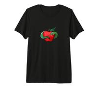 Eve était Encadrée Snake and Apple T-Shirt Haut de Gamme