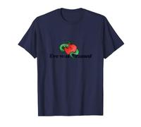 Eve était Une Illustration encadrée d'un Serpent et d'une Pomme T-Shirt