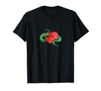 Eve était Une Illustration encadrée d'un Serpent et d'une Pomme T-Shirt