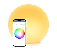 Eve Flare (Apple Home) - Lampe LED intelligente portable, protection IP65 pour la résistance à l’eau et chargement sans fil, Bluetooth/Thread, Blanc