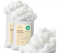 EVE Textile® Ouate de Rembourrage pour Coussins & Peluches - Fibre de Polyester Douce & Gonflante - Rembourrage Anti-Allergène Oeko-Tex 100 - Fabriqué en Europe, Lavable à 95°C (500, Grammes)