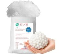 EVE Textile Ouate de remplissage de perles pour coussins, boules de fibres et matériau de rembourrage, ouate de bricolage, rembourrage pour peluches, doudous, certifié Öko-Tex 100, rembourrage lavable