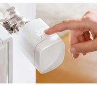 EVE THERMO Lot de 2 vannes de radiateur intelligente - Technologie Apple HomeKit et programmes autonomes Bluetooth Thread