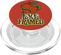 Eve Was Cadre féministe Serpent Pomme Rétro Jardin PopSockets PopGrip pour MagSafe
