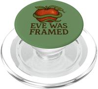 Eve Was Cadre féministe Serpent Pomme Rétro Jardin PopSockets PopGrip pour MagSafe