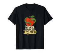 Eve Was Cadre féministe Serpent Pomme Rétro Jardin T-Shirt