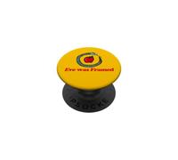 Eve Was Illustration encadrée Serpent et Pomme PopSockets PopGrip Adhésif