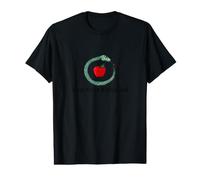 Eve Was Illustration encadrée Serpent et Pomme T-Shirt Graphique avec Valeur