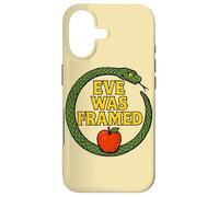 Eve Was Tableau encadré Serpent et Apple Adam et Eve Coque pour iPhone 17