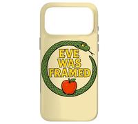 Eve Was Tableau encadré Serpent et Apple Adam et Eve Coque pour iPhone 17 Pro Max