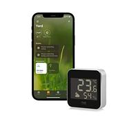 Eve Weather (Apple Home) - Station météo connectée pour le suivi de la température, du taux d’humidité et de la pression atmosphérique, tendance météo, IPX4, Bluetooth, Thread