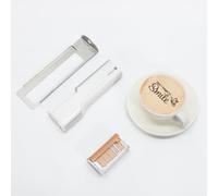 EVEBOT Mini imprimante à café portable pour café, latte, macaron, biscuit, bricolage, Bluetooth, 4.2, couleur noire