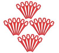 EVEHAP Lot de 50 lames de rechange en plastique compatibles avec la tondeuse à gazon VonHaus