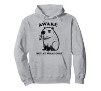 Éveillez-Vous, mais à Quel Prix ? - Smoking Capybara Sweat à Capuche