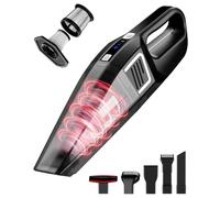 Evekas Aspirateur à main sans fil, aspiration puissante 9000 PA, 2 modes d'aspiration, charge rapide de type C, léger, aspirateur de voiture portable pour la maison, le bureau et les animaux de