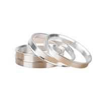EVEKHAHHRB 4 Pièces/Ensemble Anneaux Centraux Moyeu Roue en Aluminium | Entretoises Jantes 65.1-56.1 65.1-69.1 66.5-601 83-70 70.3-60.1 70.1-54.1mm