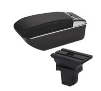 EVEKHAHHRB Boîte Accoudoir Accoudoir De Voiture pour Trax pour Tracker 2015 2016 2017 2018 Boîte De Rangement Accessoires De Remplacement(D2 Black Black NoUSB)