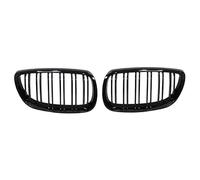 EVEKHAHHRB Calandre Avant Voiture pour E92 E93 M3 2006 2007 2008 2009 Calandre Voiture Course Avant Sport Gril Noir Brillant Double Latte Rein Grille Pare-Chocs(Gloss Black)