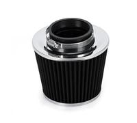 EVEKHAHHRB Entrées Filtre À Air Universel 3 "76mm Tuyau D'admission Froide Kit D'induction Turbo Cône Aluminium JR-AIT28 + Performance IMK14 Tuyau D'Admission d'air(Filter Black)