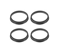 EVEKHAHHRB Entretoises Roue Anneau Moyeu De Roue Universel pour Voiture 71.6-60.1 64.1 66.6 67.1 Mm en Plastique ABS Noir Anneaux Centraux Moyeu Roue(HRP71.6-64.1mm-20PCS 1)