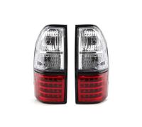 EVEKHAHHRB Feux Arrière Gauche 1 Paire Feux Arrière LED Pour Prado Pour Land Pour Cruiser 90 1997-2002 Clignotants Feux Stop Et Antibrouillard Feux Arrière(Red White)