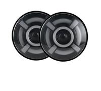 EVEKHAHHRB Feux Avants 1 Paire Pour Suzuki Pour Voiture Samurai 4x4 7 Pouces Phare Led Salut/bas H4 Halo Yeux DRL Ensemble De Phares Phares Phare Avant(50w Halo light Black3)