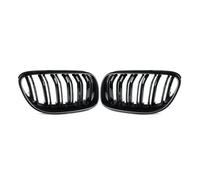 EVEKHAHHRB Grilles Calandre Avant pour E92 E93 2DR pour LCI Paire Calandres Noires Brillantes Grille Radiateur Double Barre