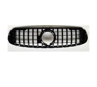 EVEKHAHHRB Grilles Calandre Avant pour GLC Classe X253 2020-2022 pour 200 pour GLC220 Mise À Niveau La Calandre Pare-Chocs Avant Grille D'admission Kit Carrosserie Réglage(Black4)